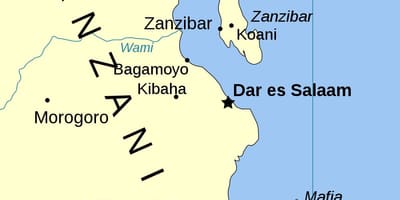 טנזניה האיים מפה